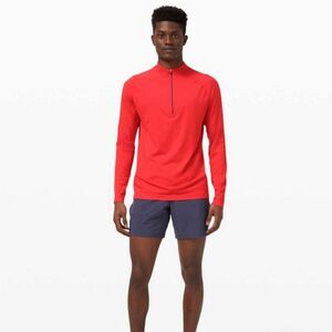 LULULEMON Metal Vent 1/2 Zip 2.0 Shirt Workout Running Half Zip Pink Punch Sz XL